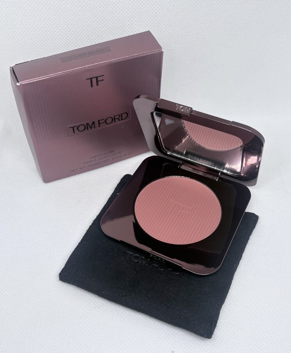 Tom Ford 01 Cafe Blush Creme Blush 0.21 oz/6g NIB $95 limited Edition brand new